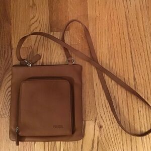 Fossil Tan Jolie Leather Crossbody